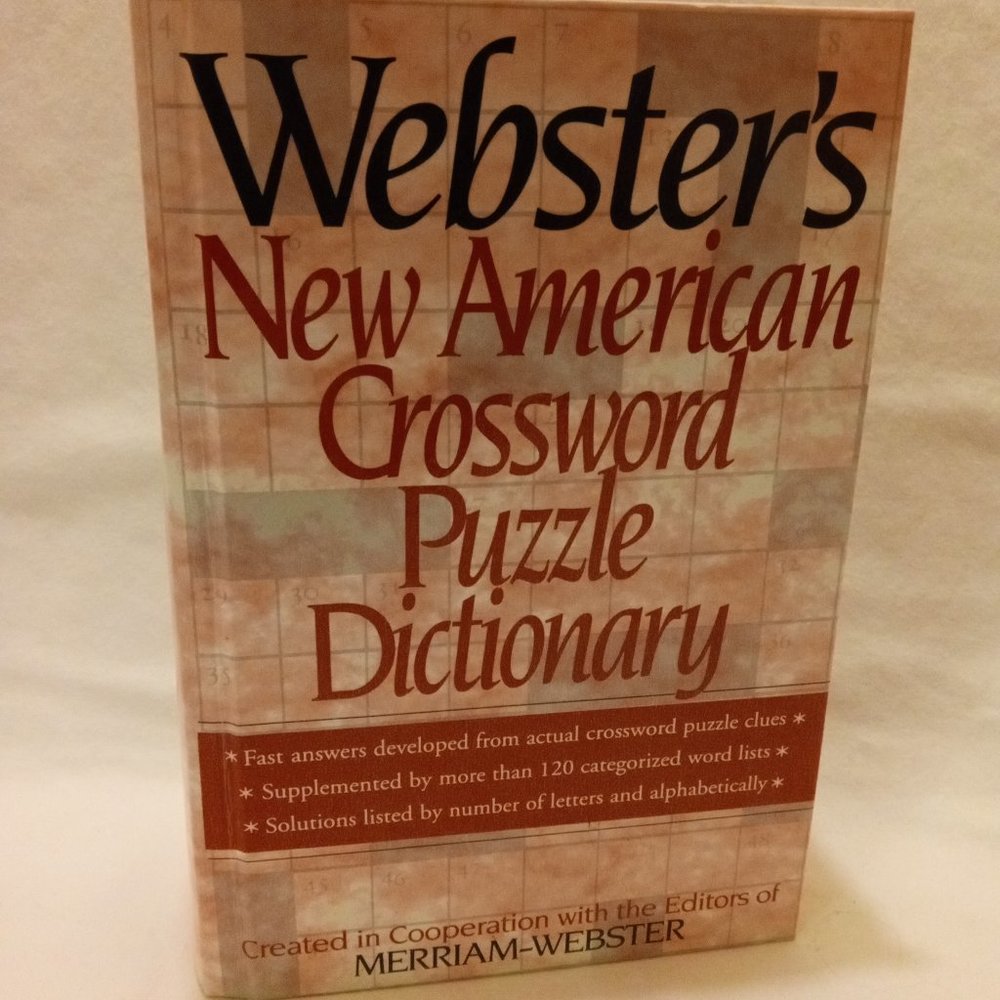Webster's New American Crossword Puzzle Dictionary
